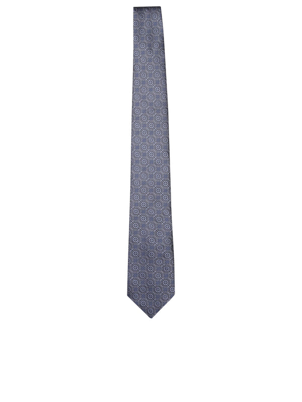 Brunello Cucinelli Geometric Blue Tie - Men
