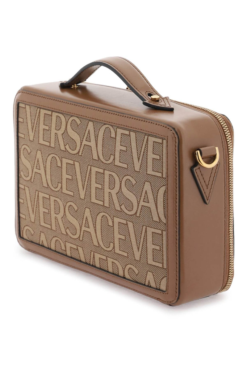 Versace Canvas Messenger Bag - Men