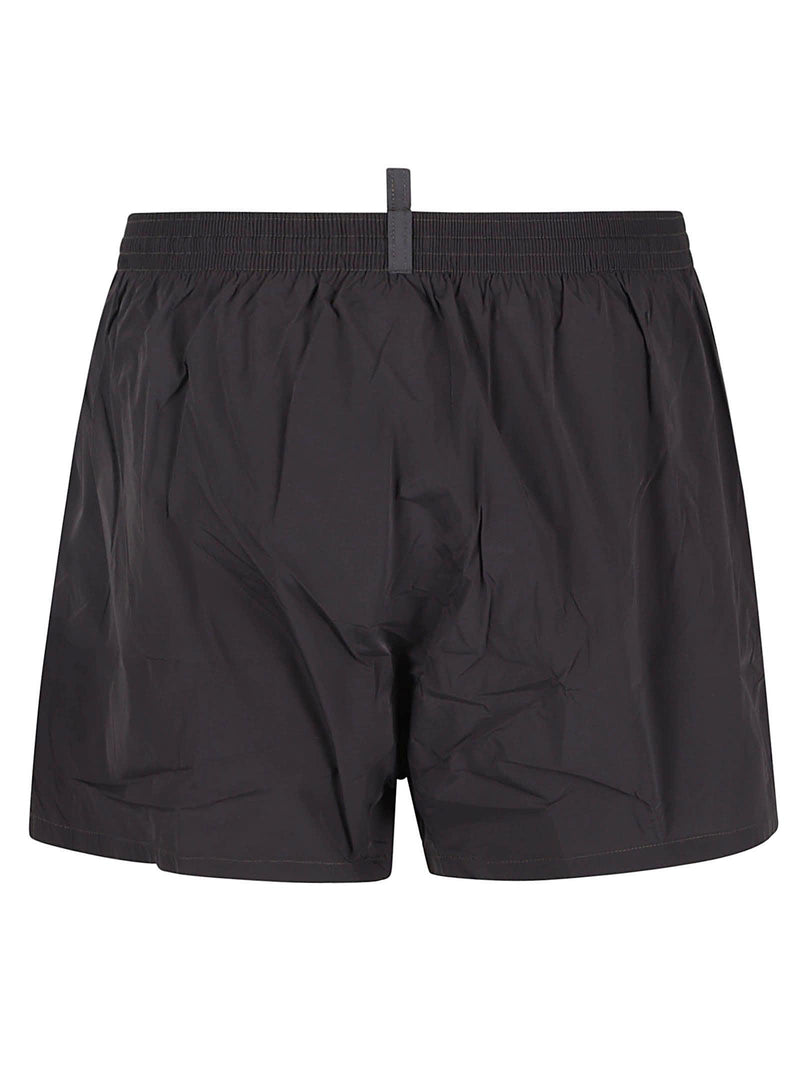 Dsquared2 Drawstring Waist Icon Swimshorts - Men - Piano Luigi