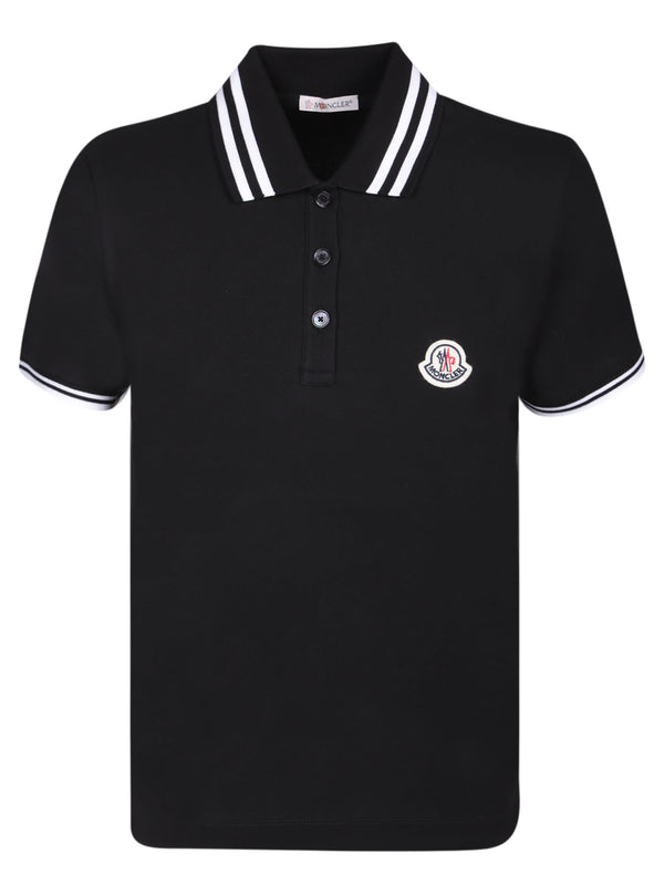 Moncler Black Polo Shirt - Women