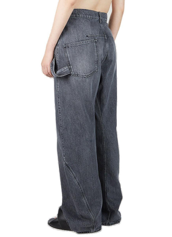 J.W. Anderson Twisted Workwear Jeans - Women - Piano Luigi