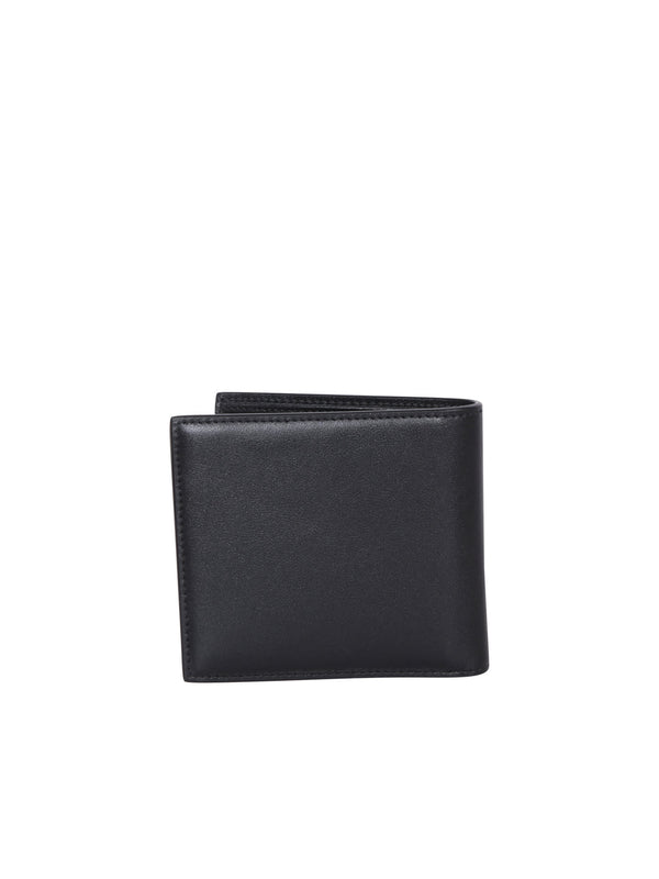 Valentino Mini Vlogn Black Bi-fold Wallet - Men