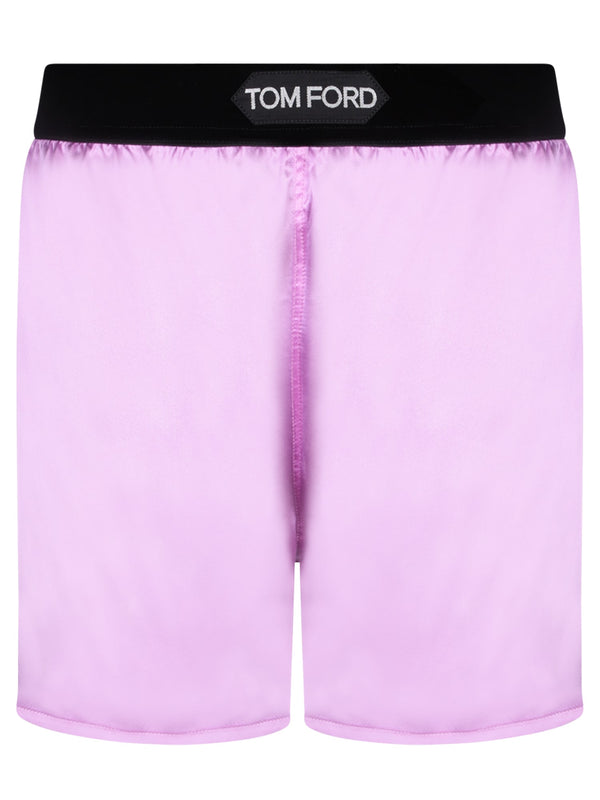 Tom Ford Lilac Pajama Shorts - Women