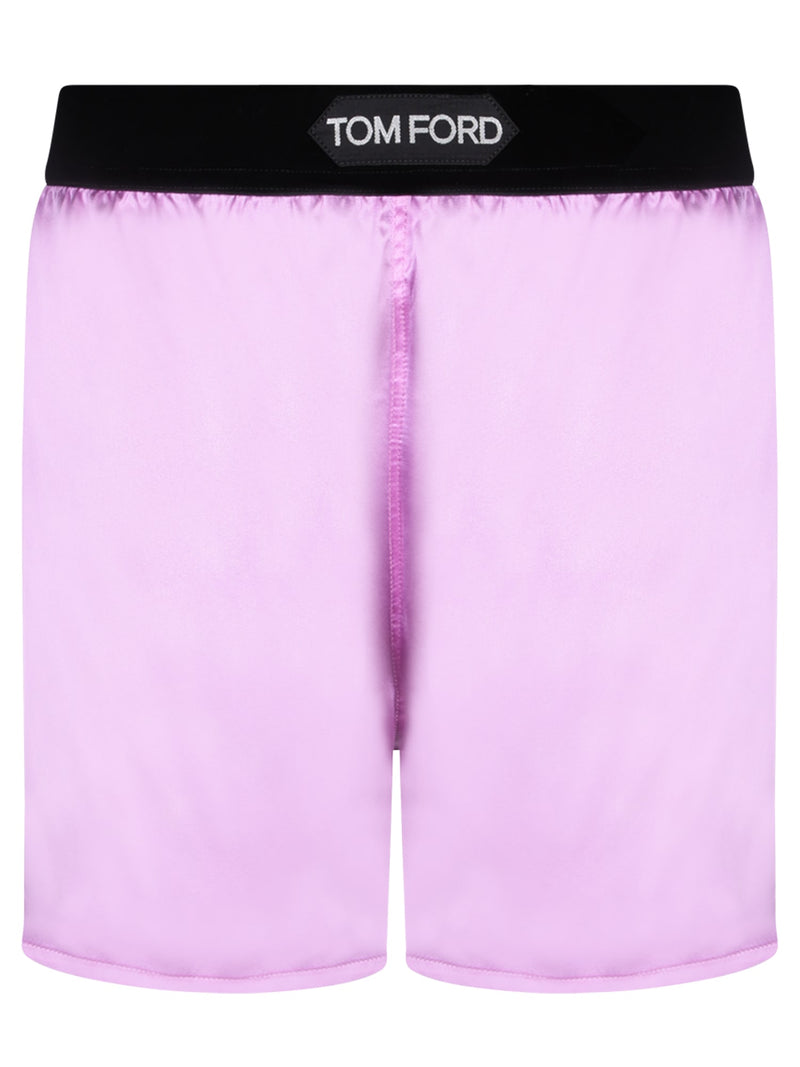 Tom Ford Lilac Pajama Shorts - Women