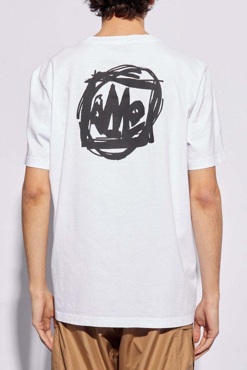 Moncler Logo Printed Crewneck T-shirt - Men