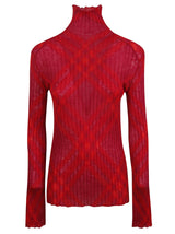 Burberry Ribbed Printed Jumper - Women