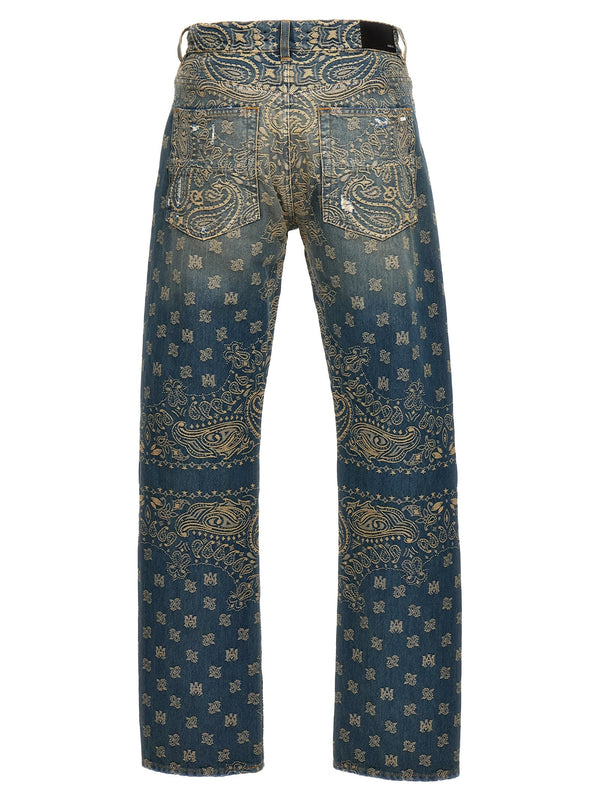 AMIRI bandana Jaquard Jeans - Men