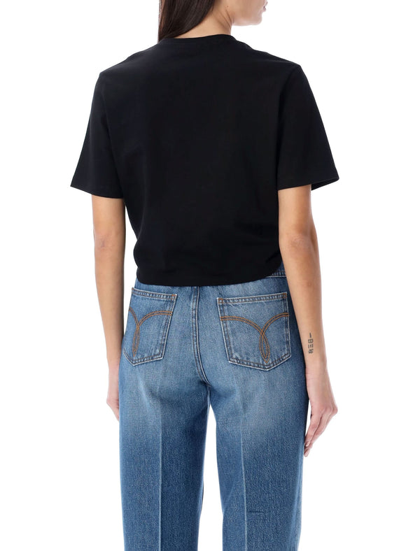 Versace Stamp Crop T-shirt - Women