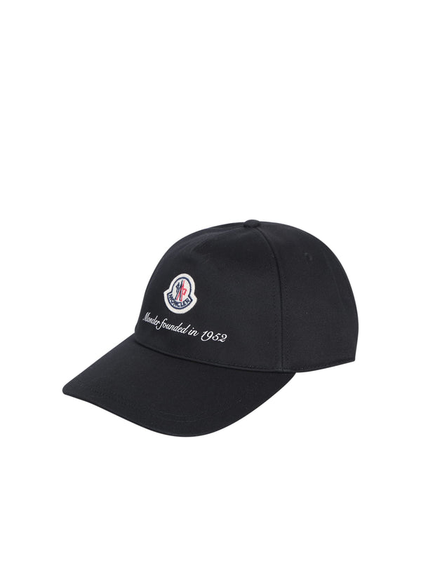 Moncler Logo Black Hat - Men