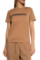 Burberry Logo Printed Crewneck T-shirt - Women - Piano Luigi