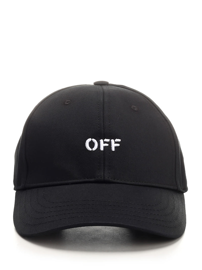 Off-White Twill Baseball Cap - Women