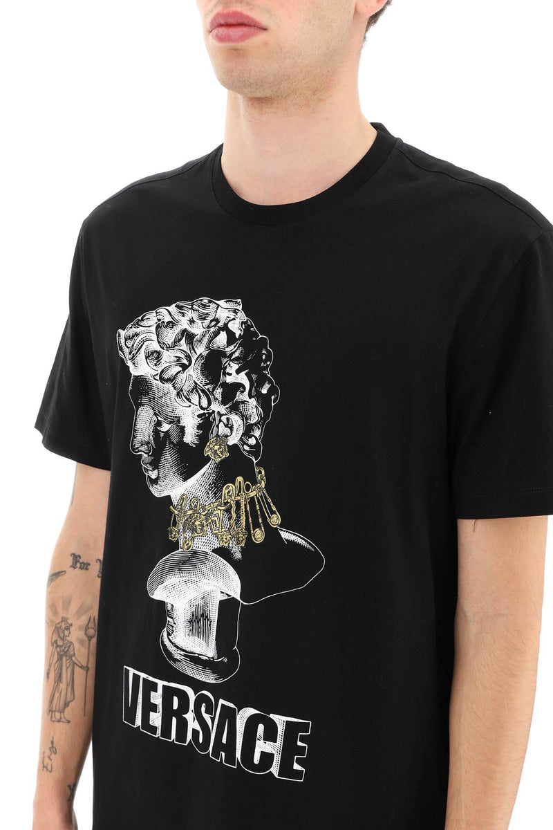 Versace Printed Cotton T-shirt - Men