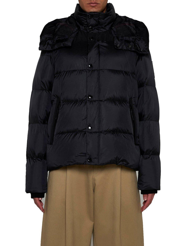 Burberry Logo Patch Hooded Coat - Men