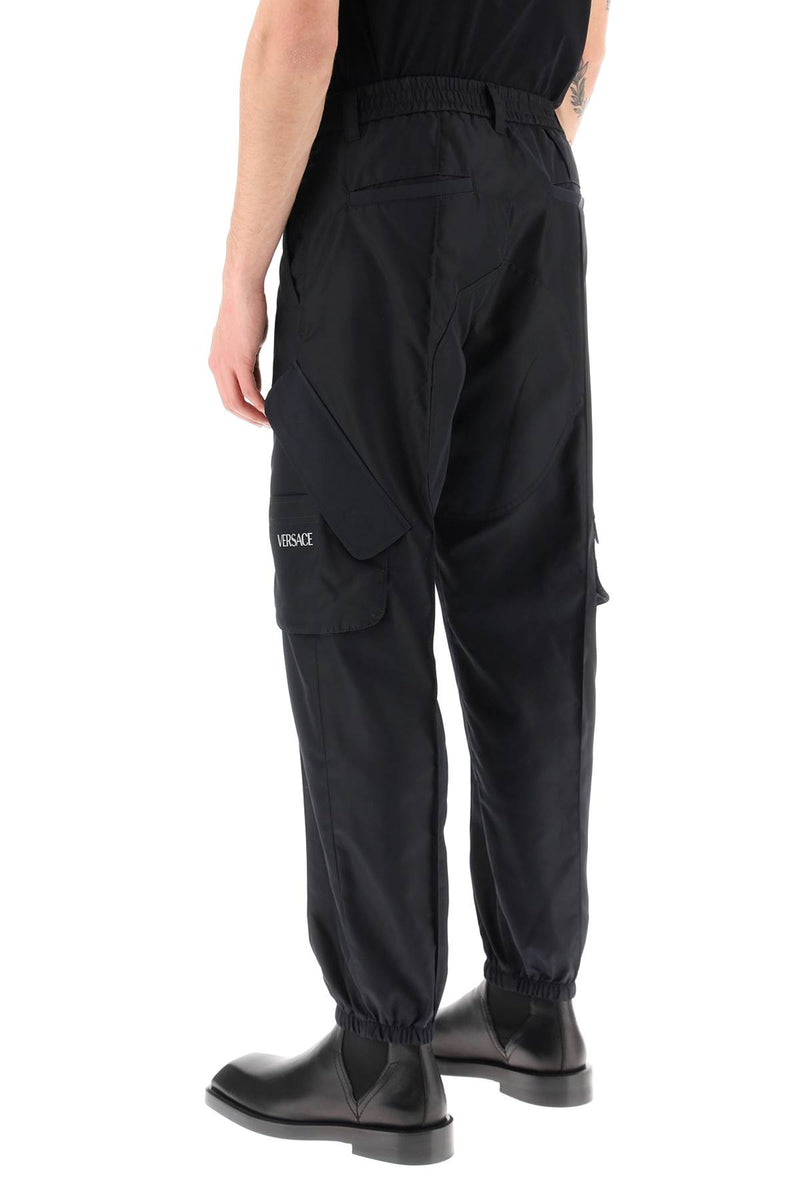 Versace Black Polyamide Pants - Men