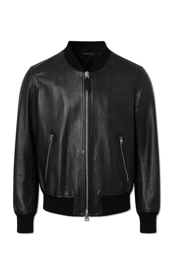 Tom Ford Leather Bomber Jacket - Men