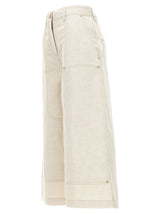 Loewe Cropped Workwear Trousers - Women