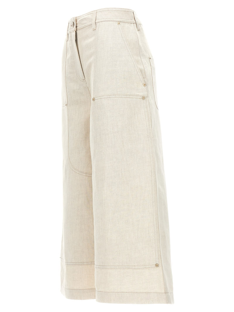 Loewe Cropped Workwear Trousers - Women