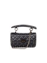 Valentino Rockstud Spike Black Small Bag - Women