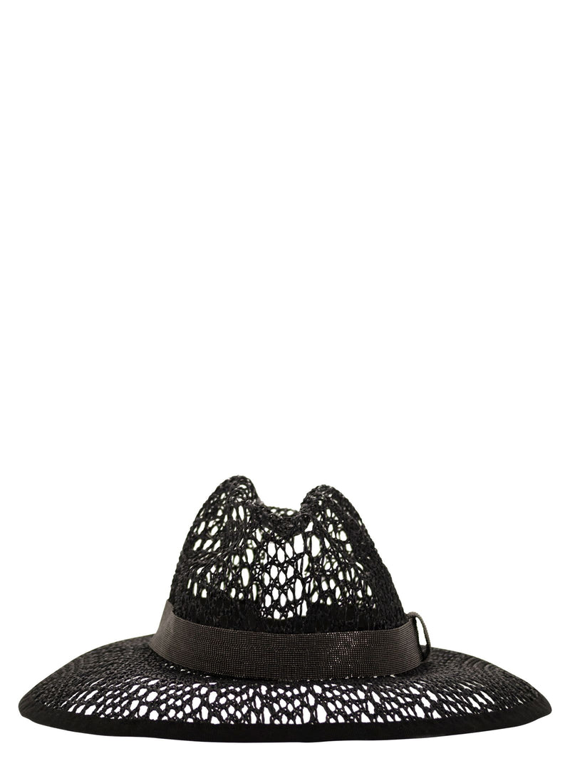 Brunello Cucinelli Straw Hat With Precious Band - Women