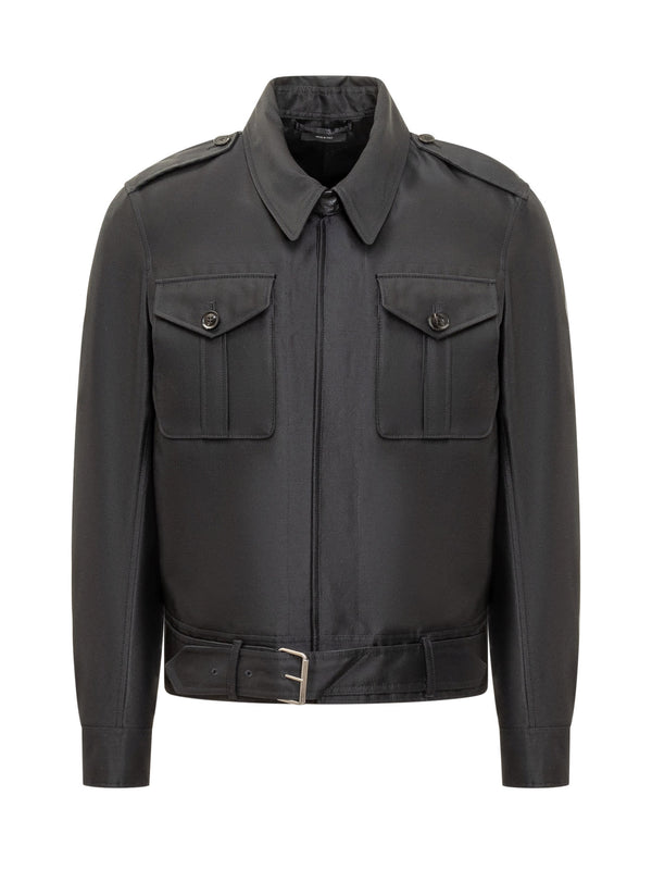 Tom Ford Wool And Silk Jacket - Men