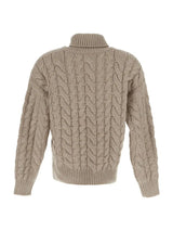 Brunello Cucinelli Turtleneck Braided Detailing Sweater - Women