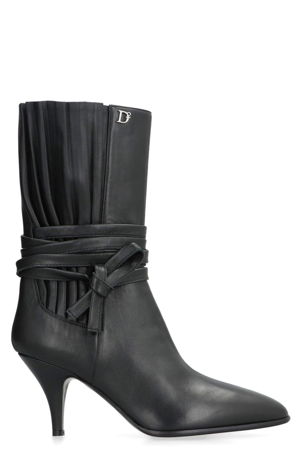 Dsquared2 Leather Ankle Boots - Women - Piano Luigi