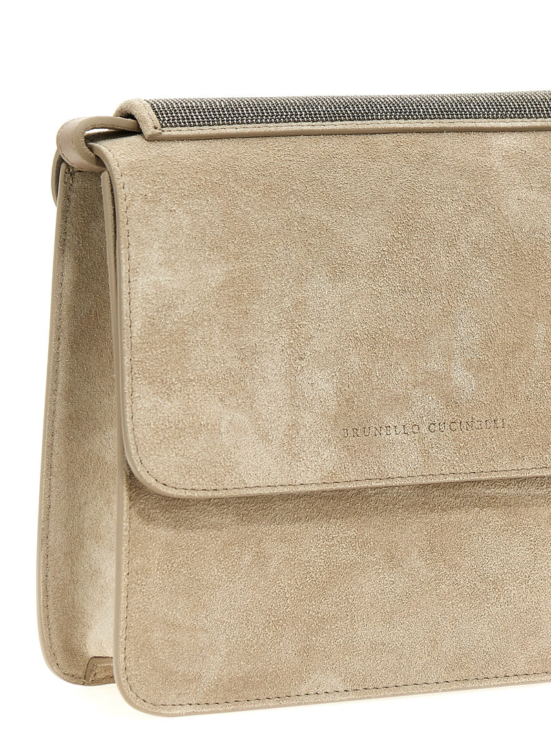 Brunello Cucinelli precious Insert Crossbody Bag - Women