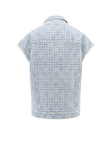 Givenchy 4g Denim Button-up Vest - Men