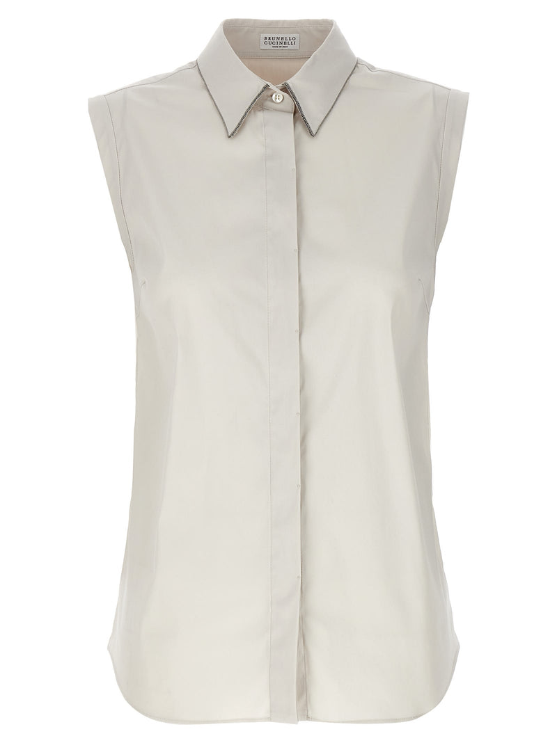 Brunello Cucinelli monile Sleeveless Shirt - Women