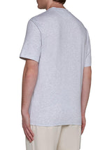 Brunello Cucinelli Logo Embroidered Crewneck T-shirt - Men