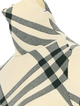 Burberry Check-pattern High-neck Knitted Jumper - Women