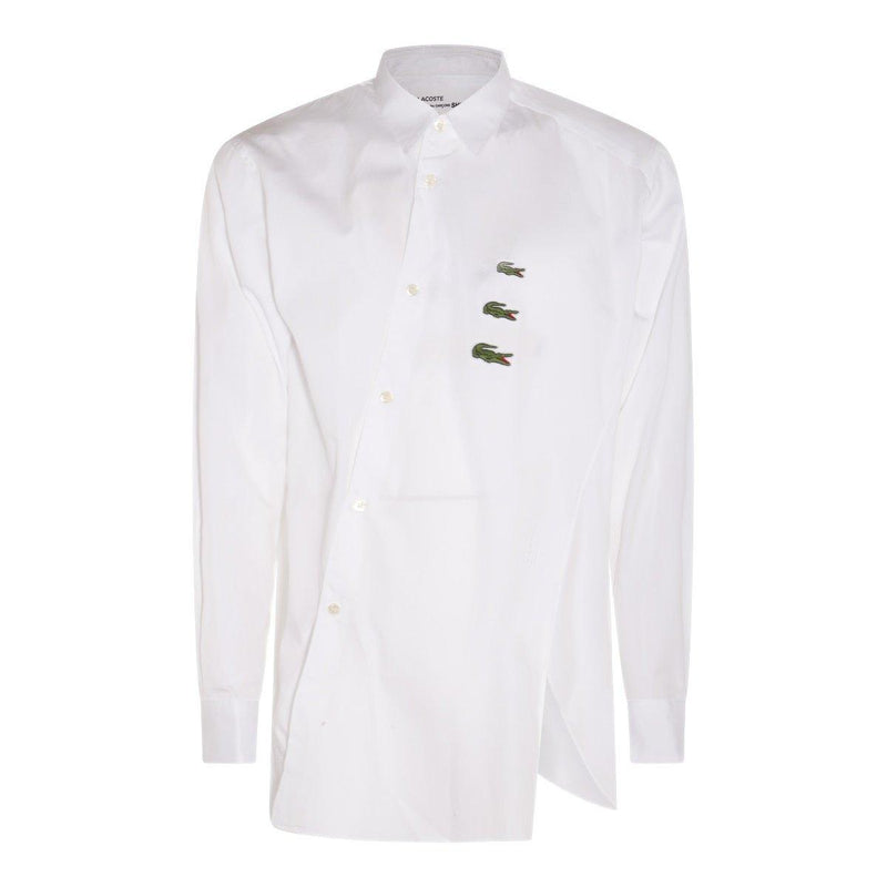 Comme des Garçons X Lacoste Logo Embroidered Buttoned Shirt - Men