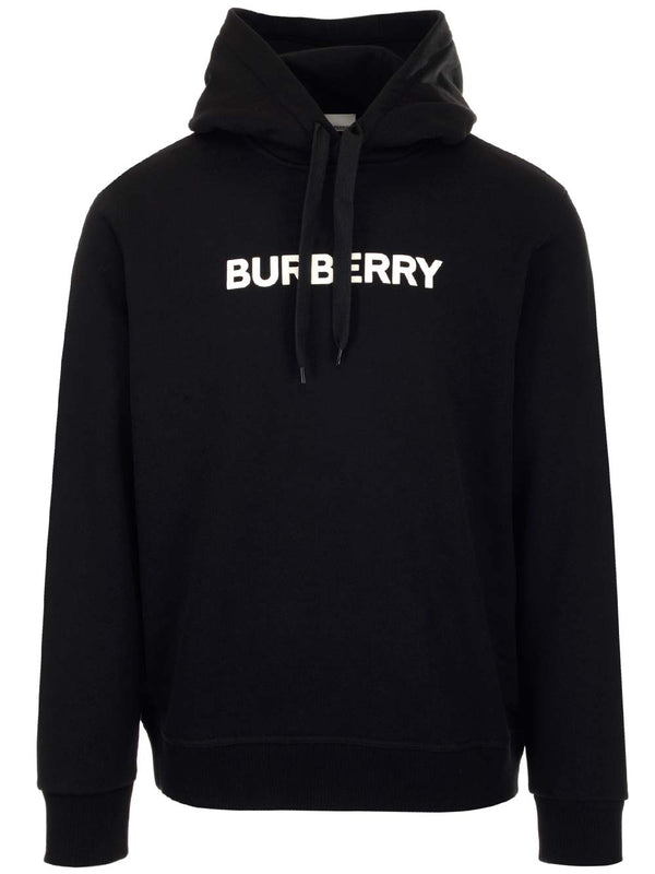 Burberry Black Oversize Hoodie - Men