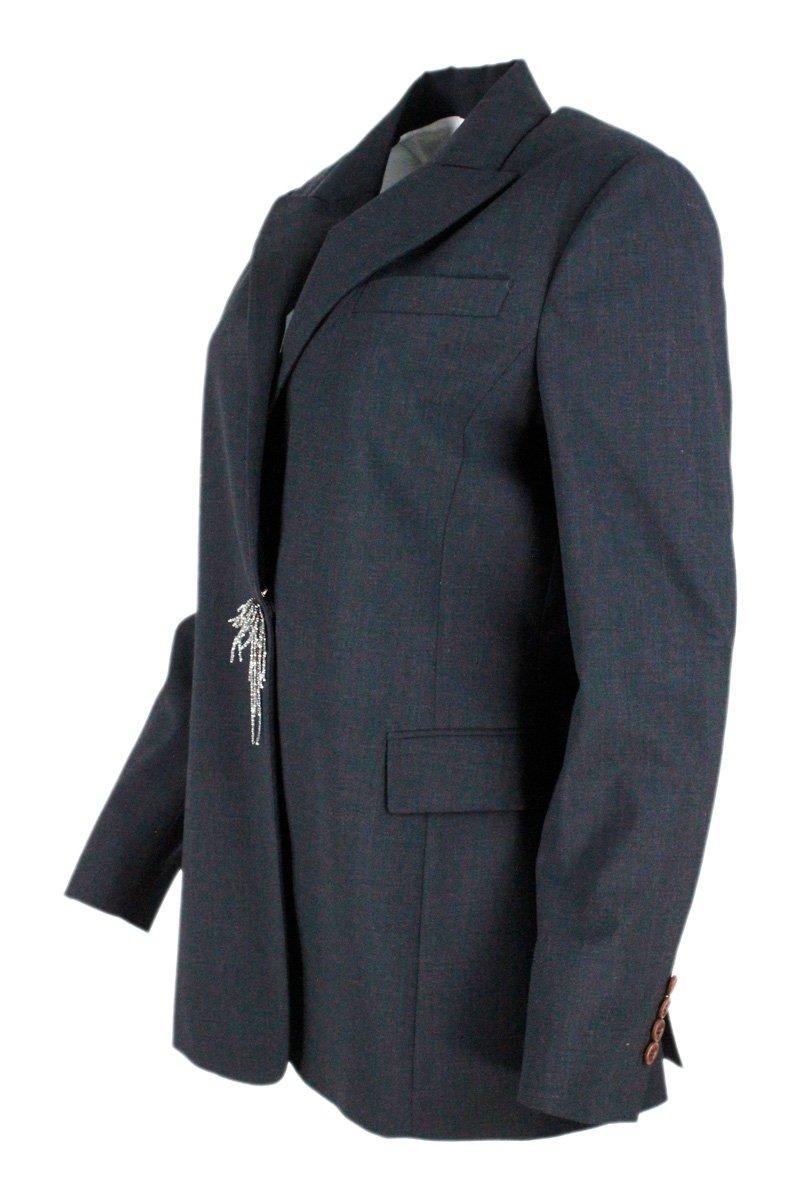 Brunello Cucinelli Pin Embellished Tailored Blazer - Women