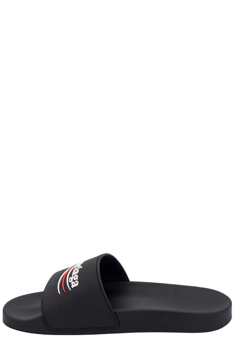 Balenciaga Logo Detailed Slip-on Slide - Men