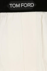 Tom Ford Ivory Stretch Silk Boxer - Men - Piano Luigi