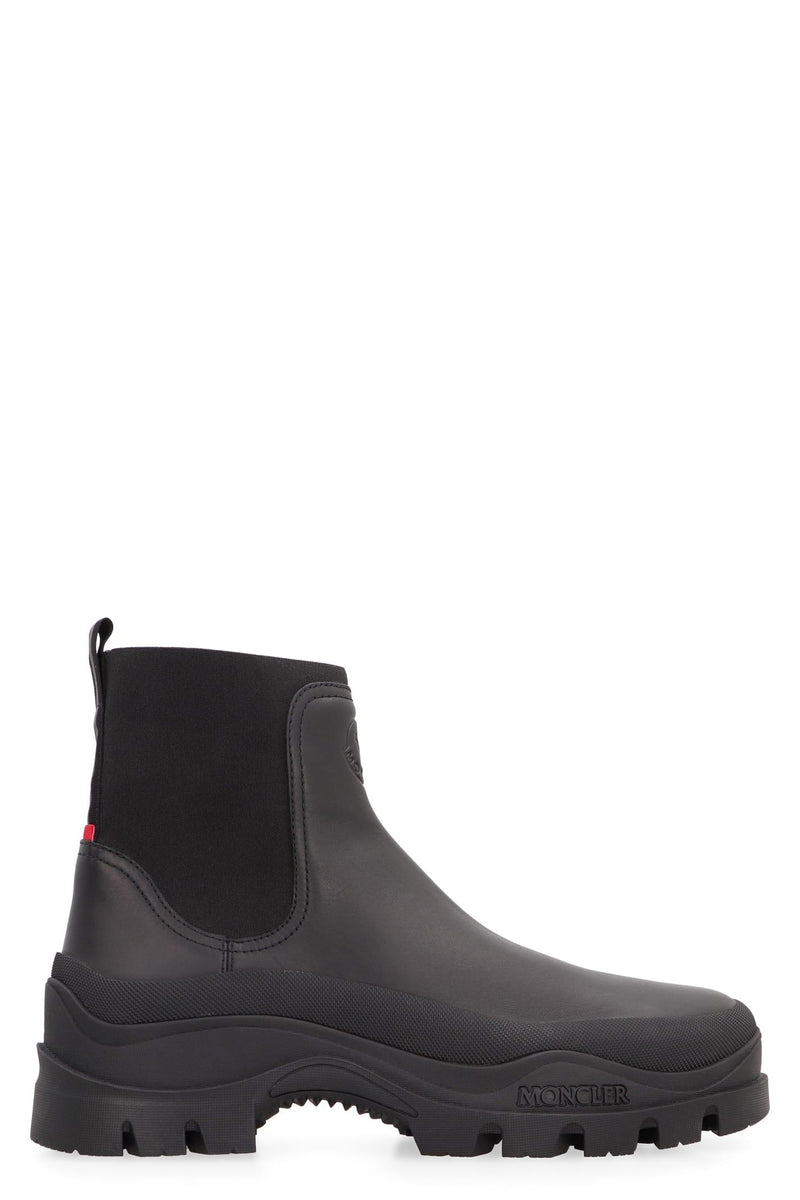 Moncler Larue Leather Chelsea Boots - Men - Piano Luigi