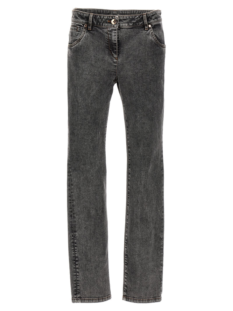 Brunello Cucinelli Straight Leg Jeans - Women