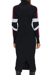 Versace Logo Intarsia-knit Midi Dress - Women