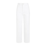 Moncler Logo Patch Straight Leg Trousers - Women