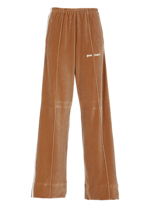 Palm Angels Velvet Loose Track Pants - Women