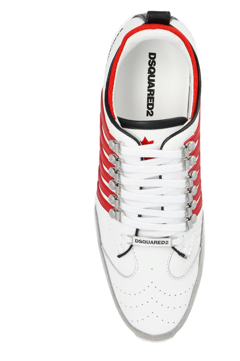 Dsquared2 Legendary Striped Almond Toe Sneakers - Men