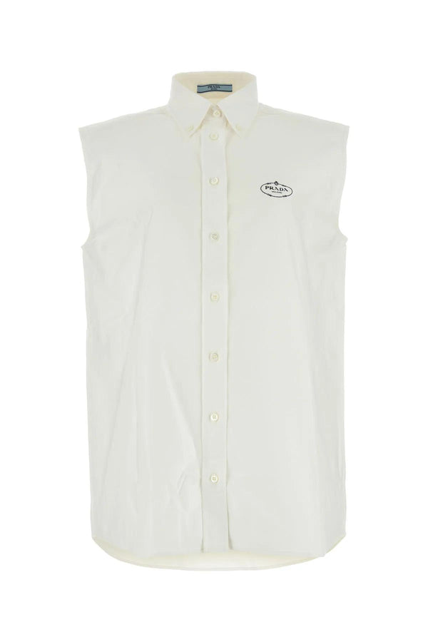 Prada White Oxford Shirt - Women