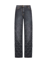 Versace Grey Wide Leg Denim - Women