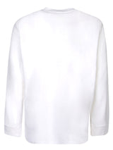 Moncler Logo University White Sweatshirt - Men