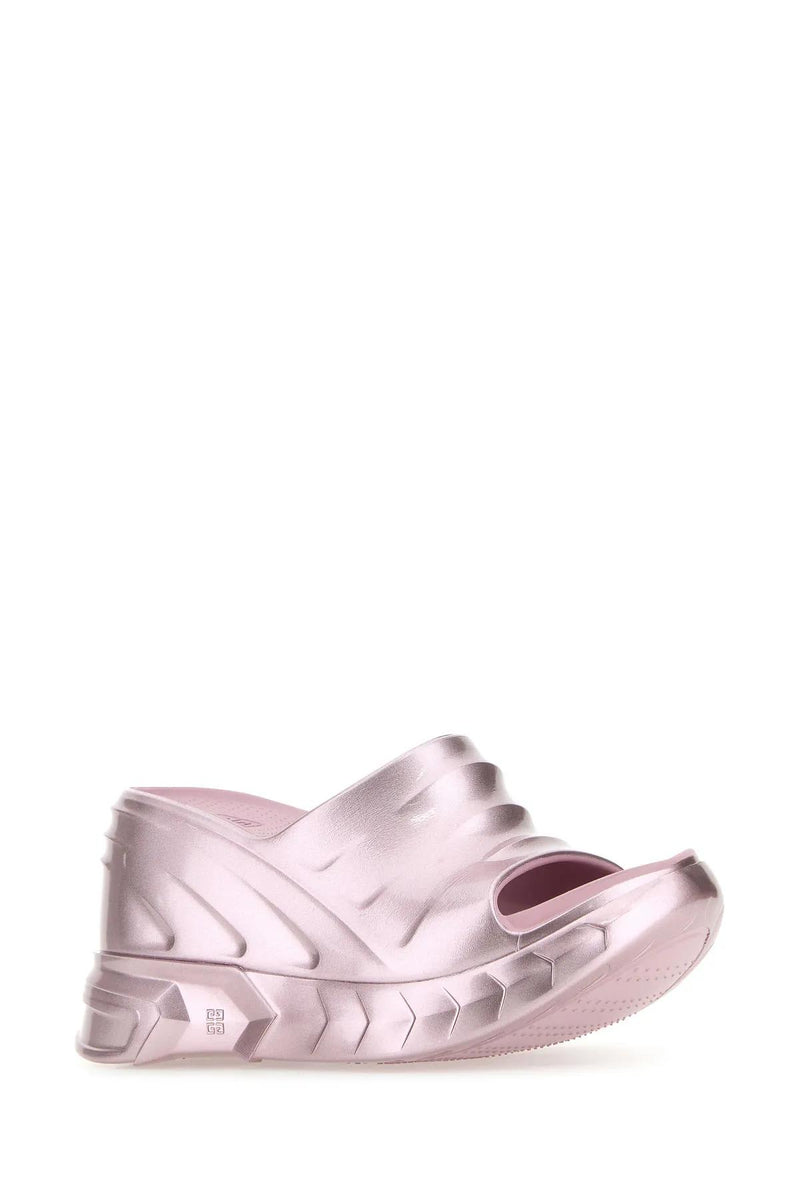 Givenchy Pink Rubber Marshmallow Mules - Women