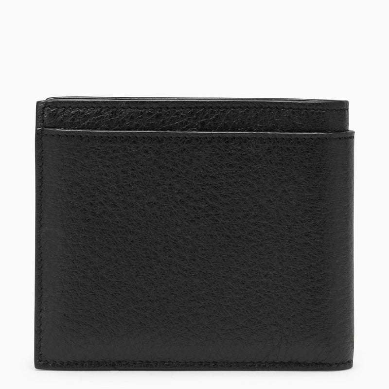 Saint Laurent Black Grained Leather East\/west Wallet - Men