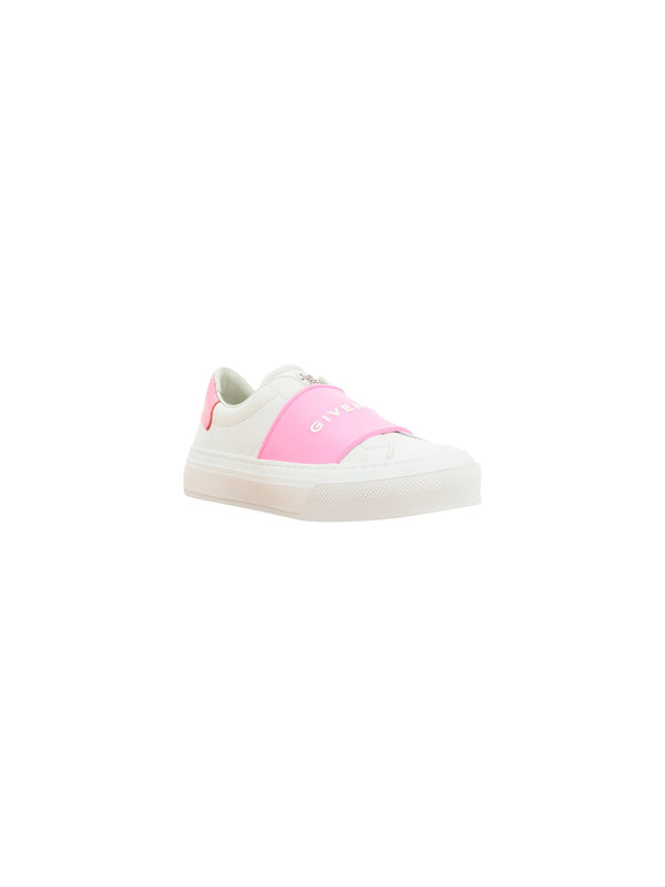 Givenchy Logo Leather Sneakers - Women