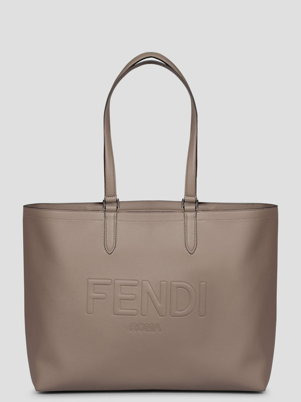 Fendi Roma Leather Shopping Bag - Men