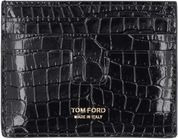 Tom Ford Leather Card Holder - Men
